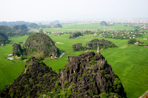 View from Mua Mountain's peak - Tour from Hanoi