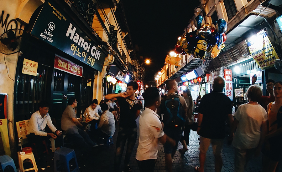 Hanoi nightlife Vietnam visa