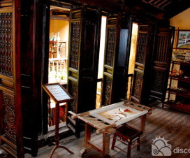 Inside the ancient house in Ma May Street - Hanoi walking tour