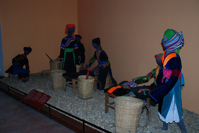 Exhibit at Vietnam Museum of Ethnology - Hanoi day trips