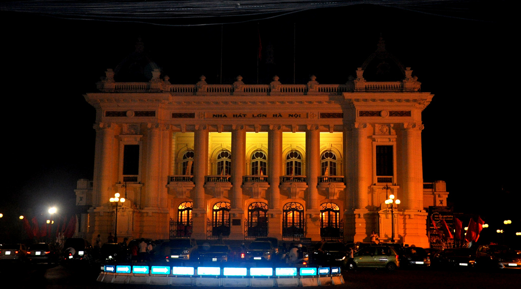 Hanoi Opera House by night